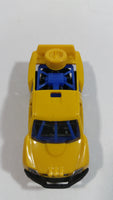 2013 Hot Wheels Track Aces Off Track Yellow Die Cast Toy Car Vehicle