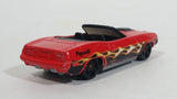 2013 Hot Wheels Showroom Heat Fleet Plymouth Barracuda Convertible Red Die Cast Toy Muscle Car Vehicle