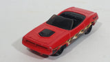 2013 Hot Wheels Showroom Heat Fleet Plymouth Barracuda Convertible Red Die Cast Toy Muscle Car Vehicle