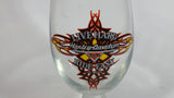 Harley Davidson Cafe Live Hard Ride Easy Las Vegas 9 1/2" Tall 1/2 Litre Beer Glass Motor Cycle Collectible