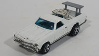 2000 Hot Wheels First Editions 68 El Camino Pearl White Die Cast Toy Muscle Car Vehicle