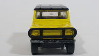 1998 Matchbox Mountain Trails Land Rover Ninety Yellow Die Cast Toy Car Vehicle