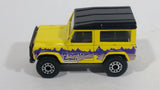 1998 Matchbox Mountain Trails Land Rover Ninety Yellow Die Cast Toy Car Vehicle