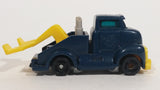 1997 Hot Wheels Tow Truck Dark Blue Plastic Body Die Cast Toy Car Vehicle McDonald's Happy Meal