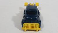 1997 Hot Wheels Tow Truck Dark Blue Plastic Body Die Cast Toy Car Vehicle McDonald's Happy Meal