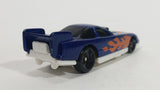 1996 Hot Wheels Flames Series Funny Car 1/5 Blue Die Cast Toy Race Car Vehicle McDonald's Happy Meal