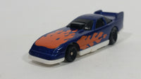 1996 Hot Wheels Flames Series Funny Car 1/5 Blue Die Cast Toy Race Car Vehicle McDonald's Happy Meal