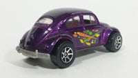 1995 Hot Wheels 1953-57 Volkswagen VW Bug Purple Die Cast Toy Car Vehicle 7 Spoke Wheels Version