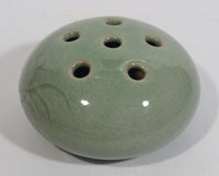 Chojo Green Glazed Ceramic Incense Holder