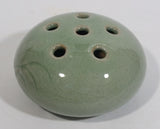 Chojo Green Glazed Ceramic Incense Holder