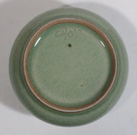 Chojo Green Glazed Ceramic Incense Holder