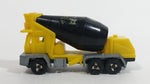 1995 Hot Wheels Oshkosh Cement Mixer Yellow & Black Die Cast Toy Truck Construction Vehicle