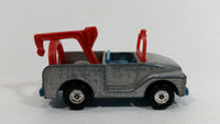 Vintage Aviva 1958, 1966 Snoopy Tow Truck Silver Die Cast Toy Car Vehicle Made in Hong Kong - Missing Snoopy and Tow Hook