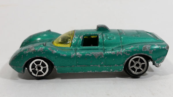 Vintage 1970s TinToys W.T. 512 Howmet "TX" Emerald Green Die Cast Toy Sports Car Vehicle - Hong Kong