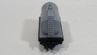 1990s Soma Train Gas Fuel Tanker Car 402107 - 10140 Grey Black Plastic Toy Railroad Vehicle