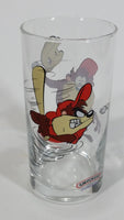 1998 Smucker's Collectables Warner Bros. Baseball Themed Taz Tasmansian Devil Cartoon Character Small Drinking Glass