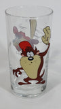 1998 Smucker's Collectables Warner Bros. Baseball Themed Taz Tasmansian Devil Cartoon Character Small Drinking Glass