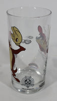 1998 Smucker's Collectables Warner Bros. Baseball Themed Taz Tasmansian Devil Cartoon Character Small Drinking Glass