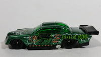 1999 Hot Wheels Terrorific At-A-Tude Metalflake Dark Green Die Cast Toy Car Vehicle