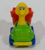 1982 Playskool The Muppets Sesame Street Big Bird Builders Dump Truck Green and Orange Die Cast Toy Car Vehicle