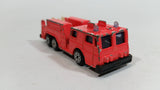 Rare Vintage TootsieToys Hard Body Fire Truck Peach Orange-Red Die Cast Toy Firefighting Vehicle