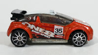 2004 Hot Wheels First Editions Realistics Super Gnat Orange Die Cast Toy Car Vehicle