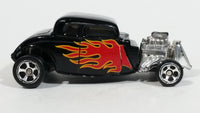 Maisto '34 Ford Hot Rod Black w/ Flames 1/64 Scale Die Cast Toy Car Vehicle