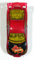 2003 Hot Wheels Dragon Wagons Toyota Celica Metallic Red Die Cast Toy Race Car Vehicle