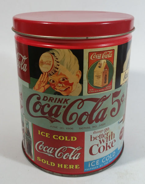 1993 Coca-Cola Coke Soda Pop Carriage Trade Mini Twist Pretzels Nostalgic Tin Beverage Advertising Collectible