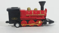 1990s Soma W.P. 20357 Engine Locomotive Pullback Motorized Friction Red Black Die Cast Toy Railroad Vehicle