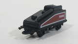 1990s Soma Train Coal Hauler Car 703698 Maroon and Black Plastic Toy Railroad Vehicle