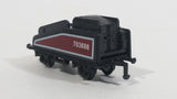 1990s Soma Train Coal Hauler Car 703698 Maroon and Black Plastic Toy Railroad Vehicle