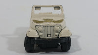 Vintage 1981 ERTL Dukes of Hazzard Daisy Duke's Jeep White Cream Die Cast Toy Car Vehicle 1/64 Scale