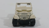 Vintage 1981 ERTL Dukes of Hazzard Daisy Duke's Jeep White Cream Die Cast Toy Car Vehicle 1/64 Scale