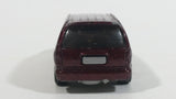 1998 Hot Wheels First Editions Dodge Caravan Van Dark Red Burgundy Die Cast Toy Car Vehicle