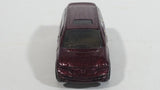 1998 Hot Wheels First Editions Dodge Caravan Van Dark Red Burgundy Die Cast Toy Car Vehicle