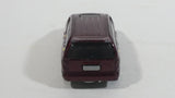 1998 Hot Wheels First Editions Dodge Caravan Van Dark Red Burgundy Die Cast Toy Car Vehicle