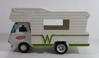 Vintage 1973 Tonka Winnebago White Camper Van RV Pressed Steel Toy Car Recreational Camping Vehicle