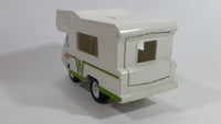 Vintage 1973 Tonka Winnebago White Camper Van RV Pressed Steel Toy Car Recreational Camping Vehicle