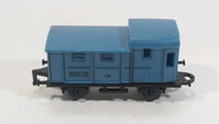 1990s Soma Train Car 68279 PN Blue Plastic Toy Railroad Vehicle