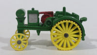 Ertl Millennium Farm Antique John Deere Waterloo Boy Tractor Green Yellow Red Die Cast Toy Farming Machinery Vehicle 1/64 Scale - Made in Korea - 31480