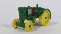 Ertl Millennium Farm Antique John Deere Waterloo Boy Tractor Green Yellow Red Die Cast Toy Farming Machinery Vehicle 1/64 Scale - Made in Korea - 31480