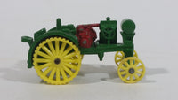 Ertl Millennium Farm Antique John Deere Waterloo Boy Tractor Green Yellow Red Die Cast Toy Farming Machinery Vehicle 1/64 Scale - Made in Korea - 31480