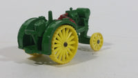 Ertl Millennium Farm Antique John Deere Waterloo Boy Tractor Green Yellow Red Die Cast Toy Farming Machinery Vehicle 1/64 Scale - Made in Korea - 31480