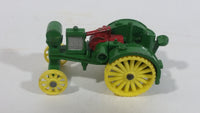 Ertl Millennium Farm Antique John Deere Waterloo Boy Tractor Green Yellow Red Die Cast Toy Farming Machinery Vehicle 1/64 Scale - Made in Korea - 31480