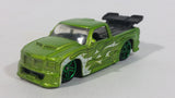 2010 Hot Wheels Heat Fleet Super Tuned Truck Pearl Lime Green Die Cast Toy Car Vehicle