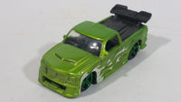 2010 Hot Wheels Heat Fleet Super Tuned Truck Pearl Lime Green Die Cast Toy Car Vehicle