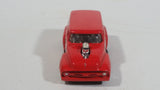 2010 Hot Wheels HW Performance 1956 Ford Truck Champion Spark Plugs Red Die Cast Toy Car Hot Rod Vehicle