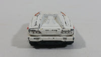 2000 Hot Wheels World Racers 2 25th Anniversary Lamborghini Countach White Die Cast Toy Exotic Super Car Vehicle