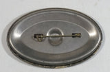 Vintage Rosalind Drool 'Narrator' from Saskatchewan Black and White Oval Shaped Pin